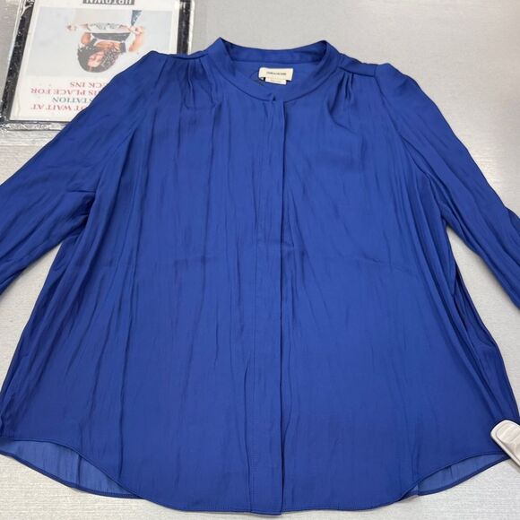 Zadig & Voltaire Royal Blue Blouse - Picture 2 of 11